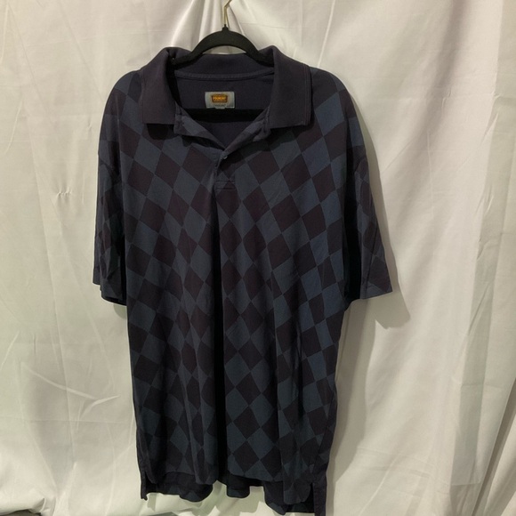 Foundry Supply Co Mens Big & Tall Quick Dry Polo Short Sleeve Size 2XL Navy - Picture 6 of 10